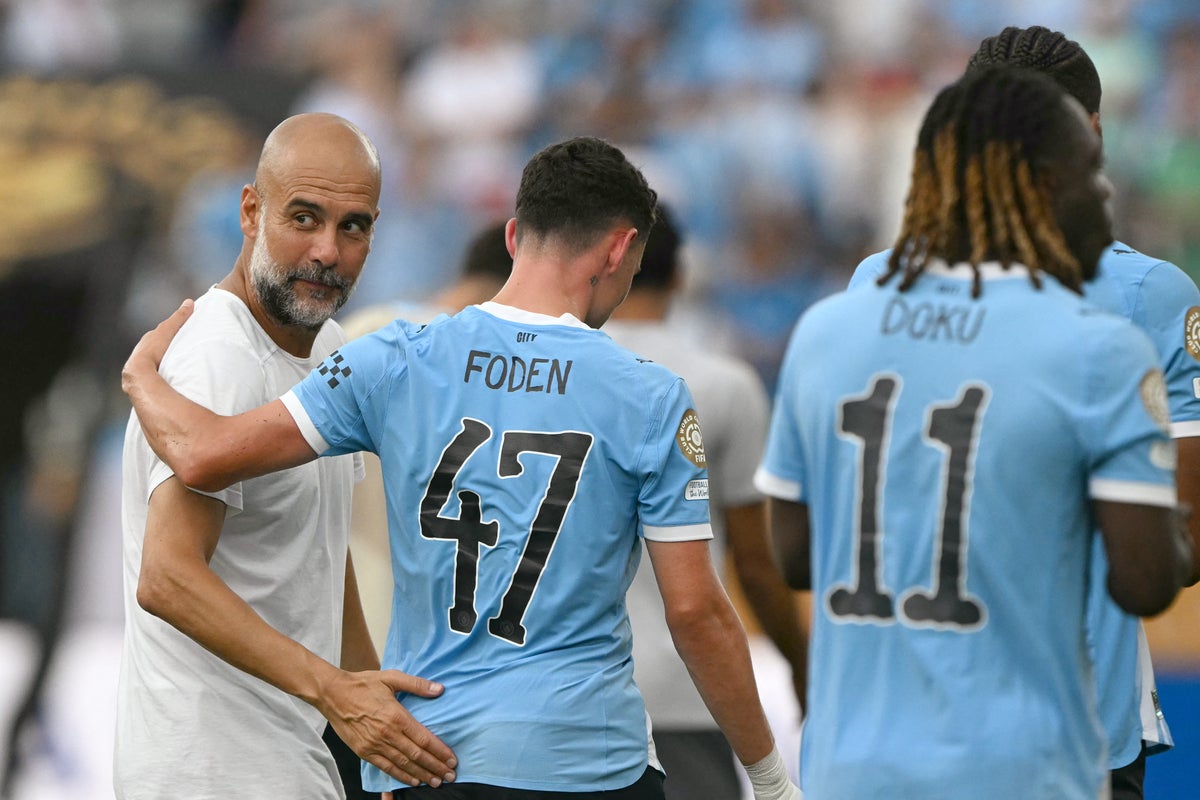 يقول كأس العالم في نادي Man City City يقول Pep Guardiola