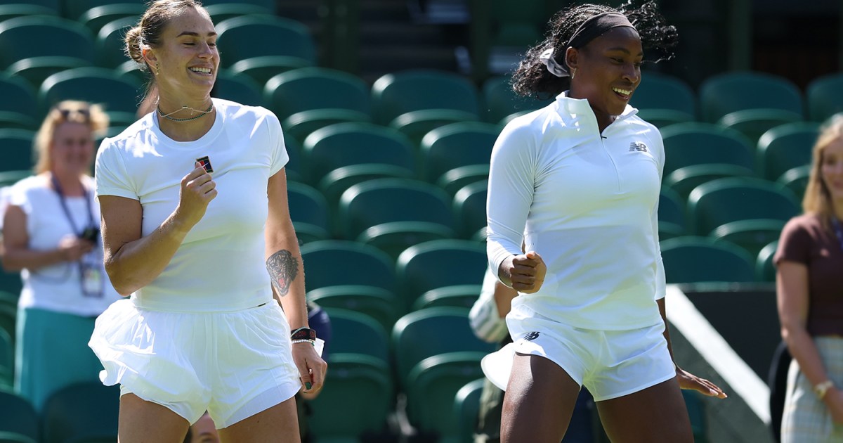 "نحن جيدون ، نحن أصدقاء": Gauff ، Sabalenka يرقصون معًا في ويمبلدون