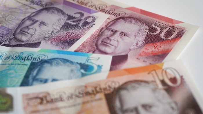Sterling bank notes