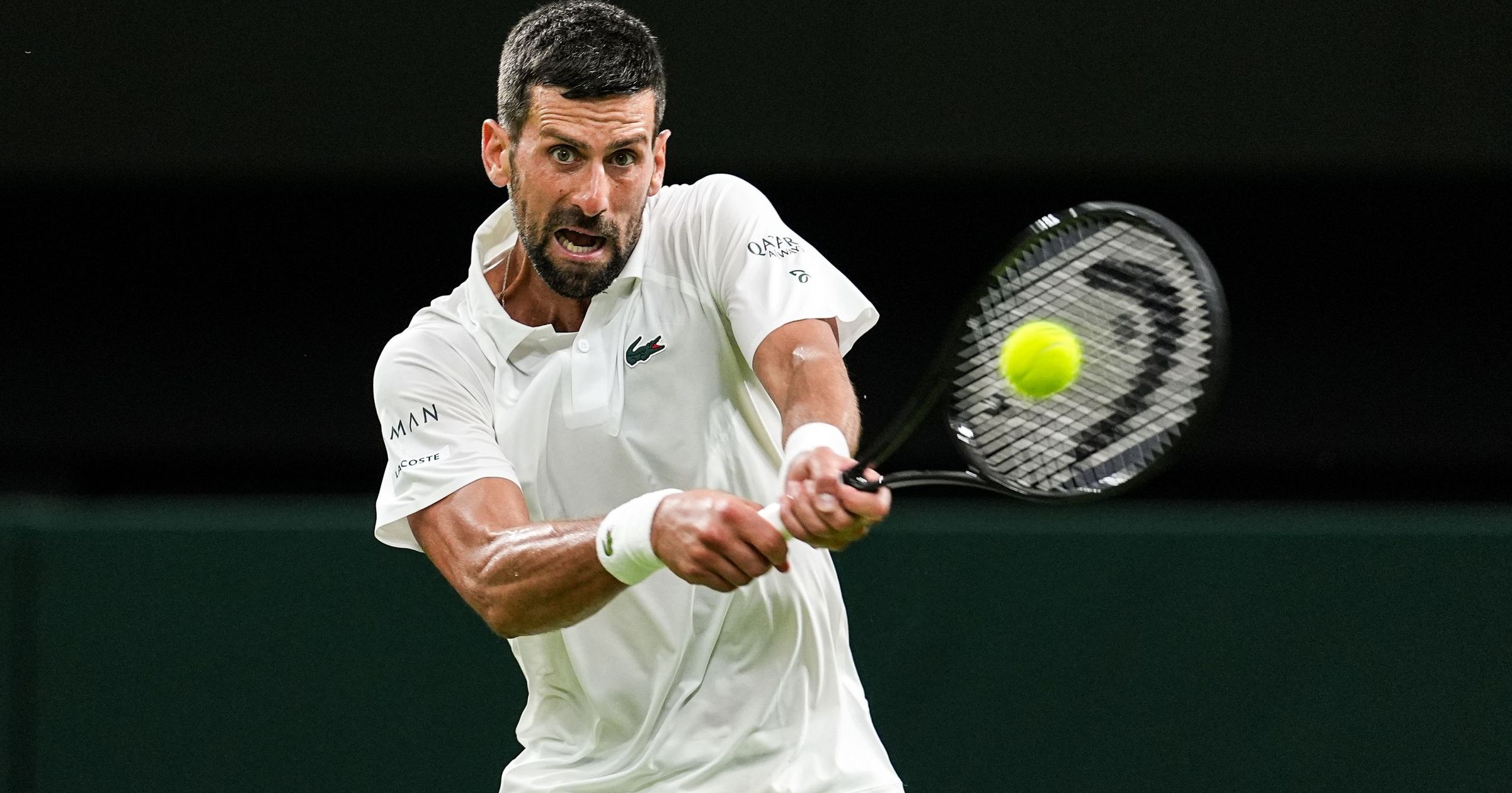 Djokovic Tranquille Face à evans