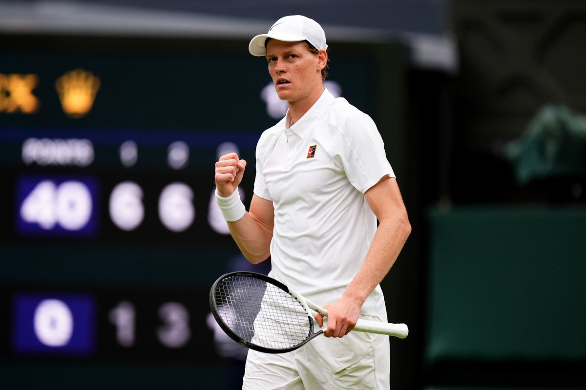 Jannik Sinner يتجاوز Roger Federer Record مع بداية هادئة في ويمبلدون