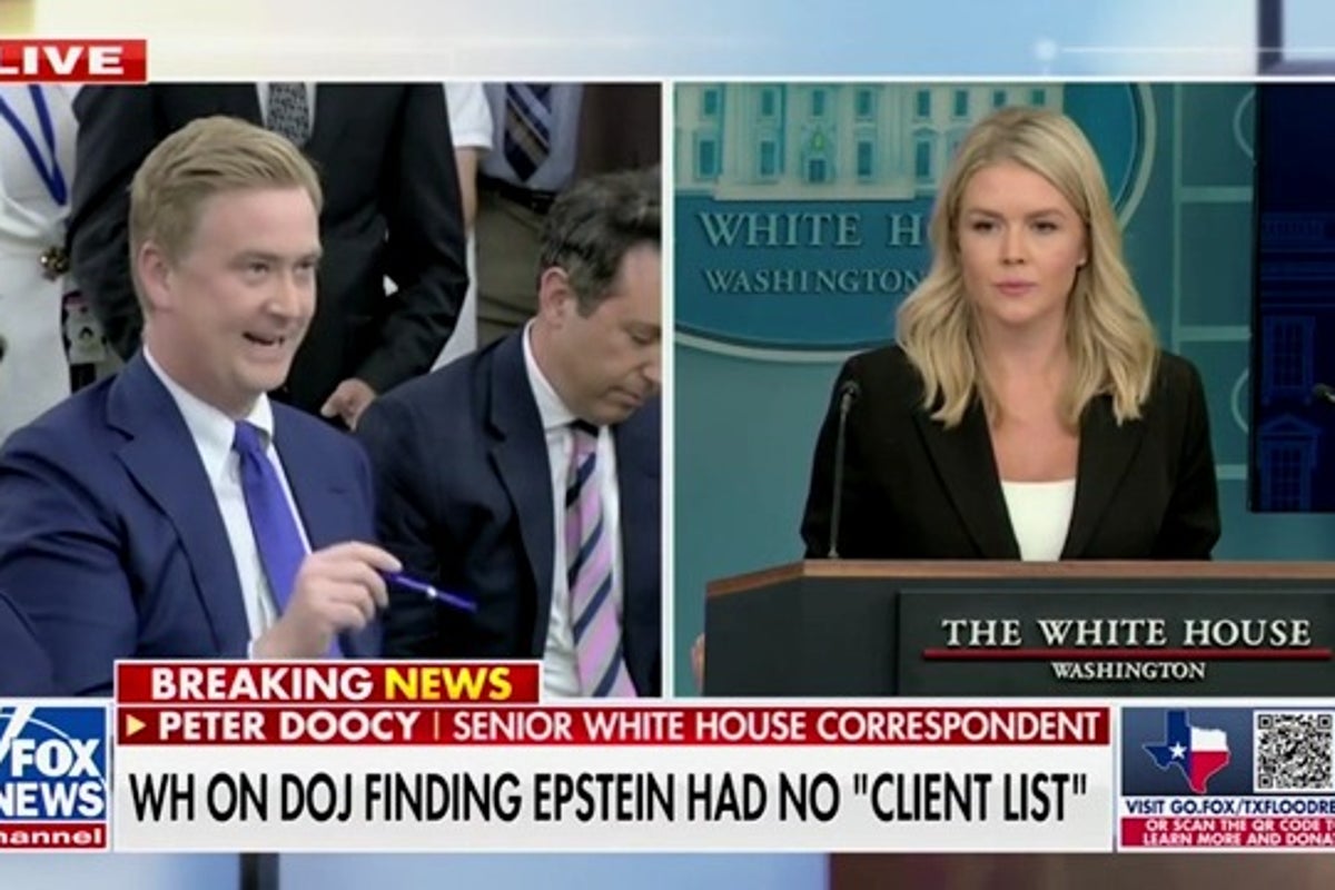 Peter Doocy Corners Karoline Leavitt on Pondi’s Broken Epstein ‘List’ List ‘Promise