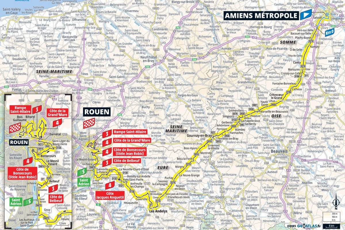 Tour de France Stage Four Preview: Climb-Heavy Stage حلم للفنانين الانفصاليين