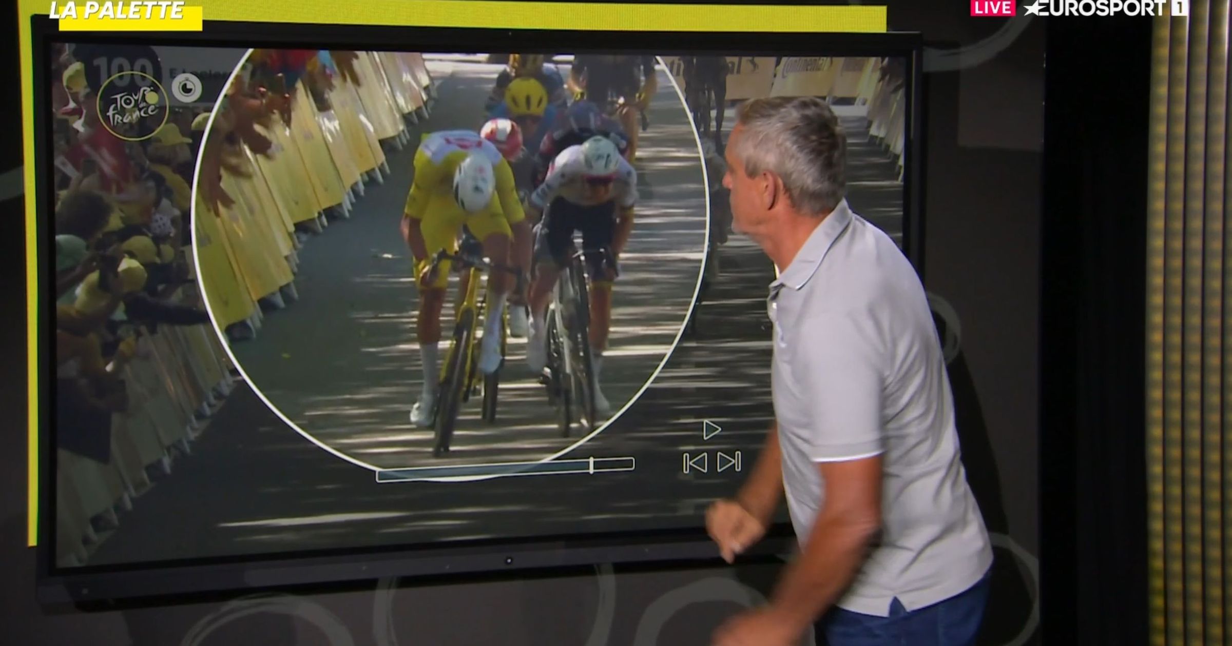 La Palette: تعليق Pogacar a déposé van der poel ... et comment ce dernier a sauvé son maillot