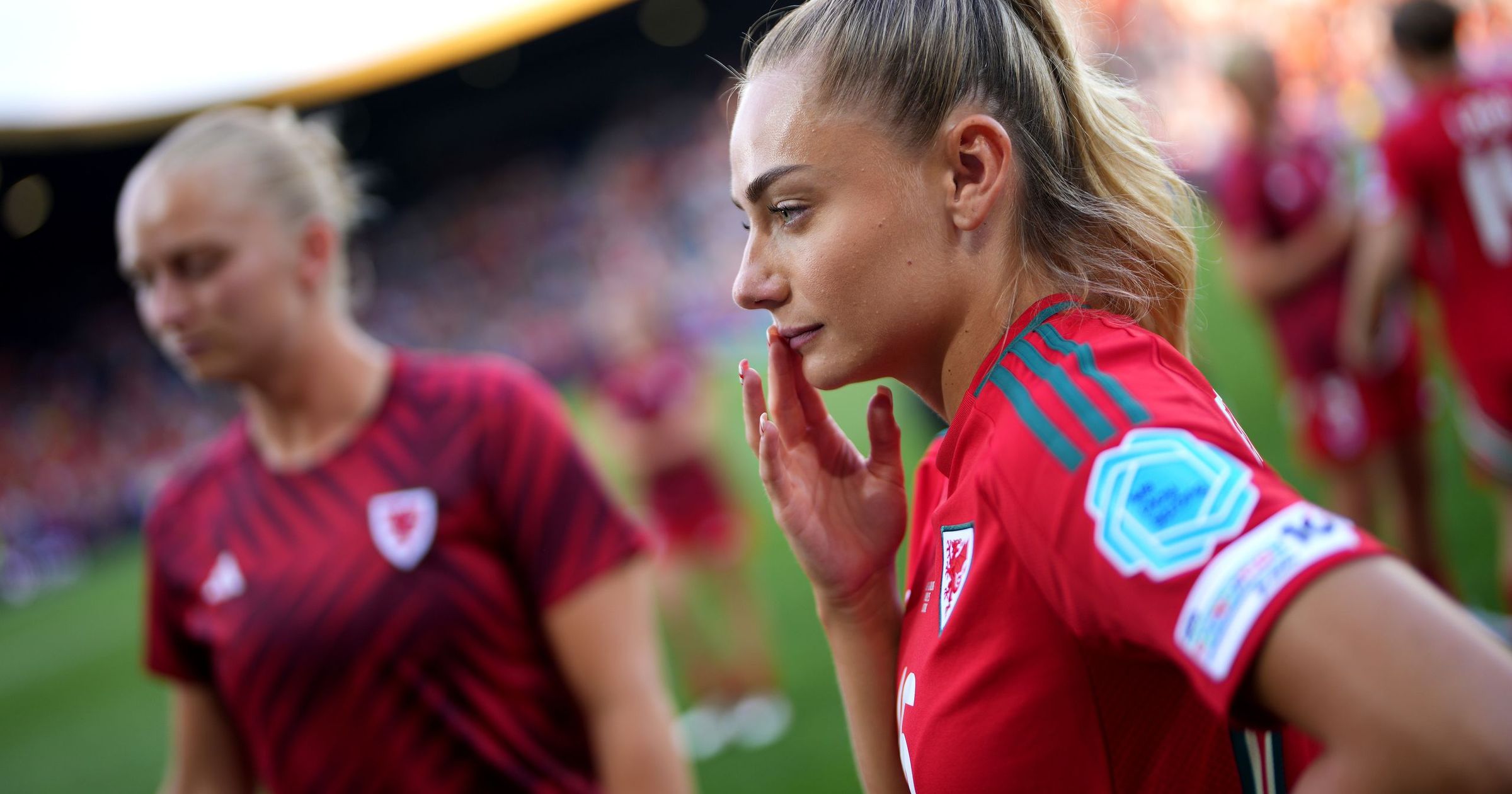 Les Galloises Victures d'un account de car à la veille d'Affronter les bleues