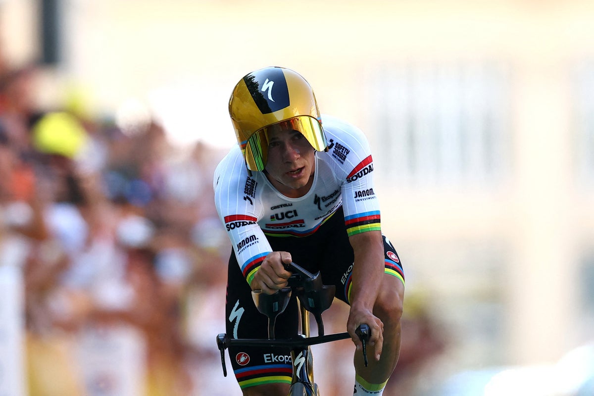 Remco Evenepoel يفوز في المرحلة الخامسة من الوقت مع Jonas Vingegaard يفقد الوقت
