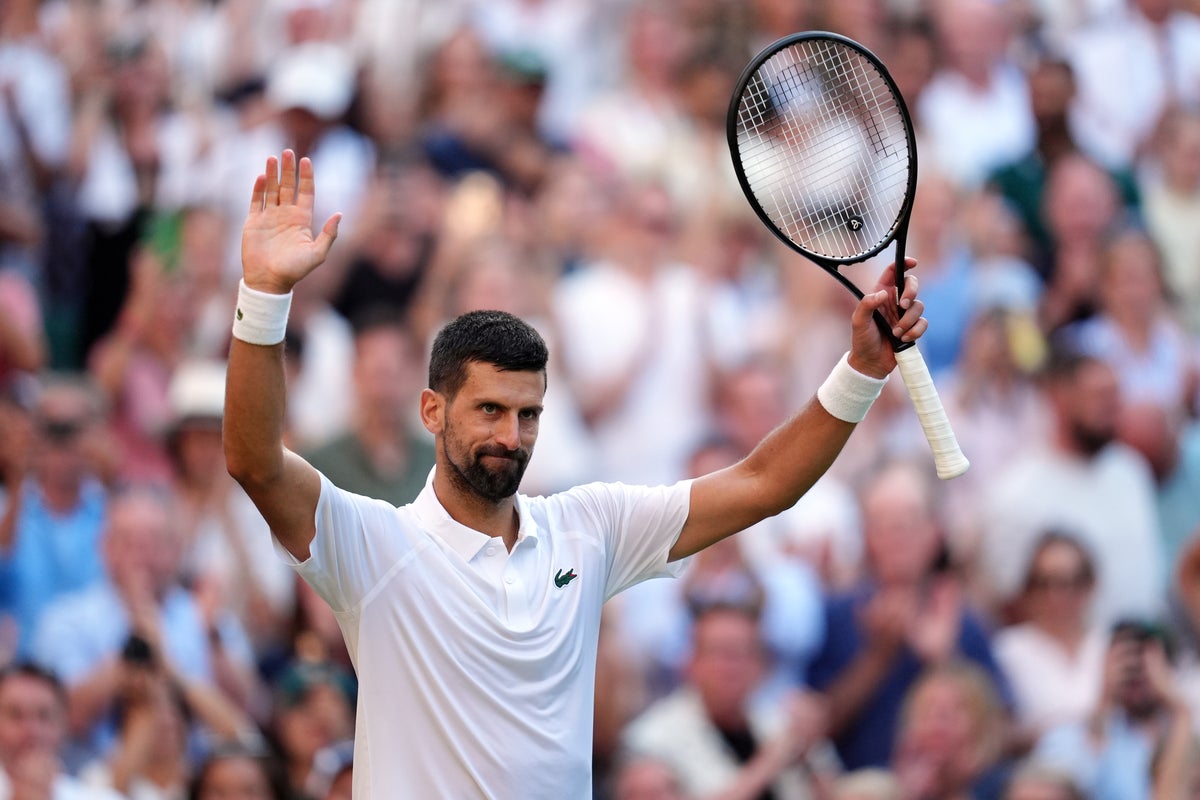 Novak Djokovic vs Jannik Sinner وقت البدء: جدول الدور نصف النهائي للرجال في ويمبلدون