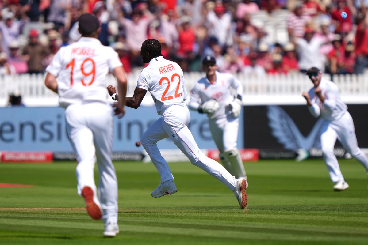 Jofra Archer له تأثير فوري مع Wicket of Yashasvi Jaiswal