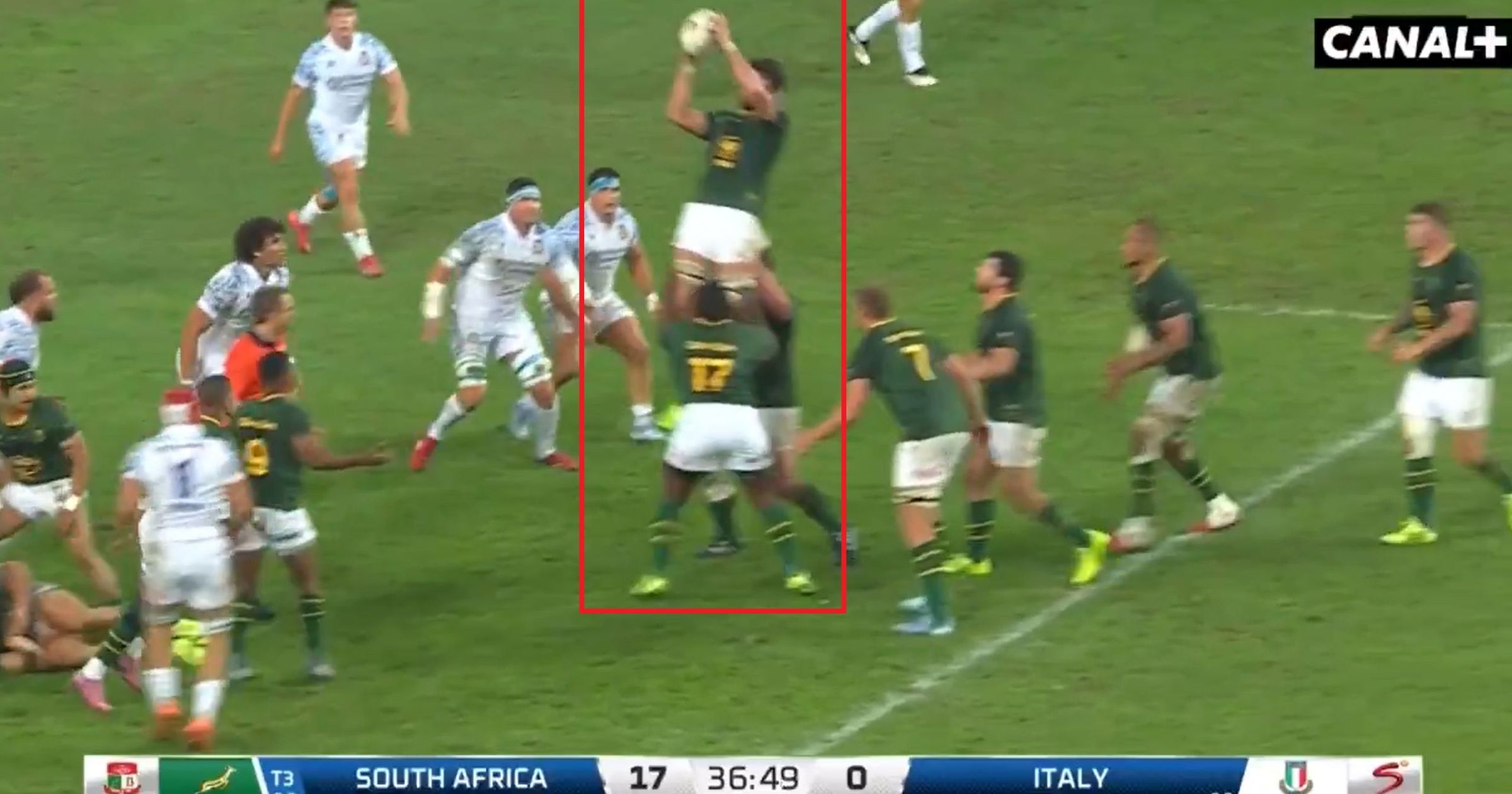 une touche en pleine action؟ Quand Les Springboks réinventent le rugby