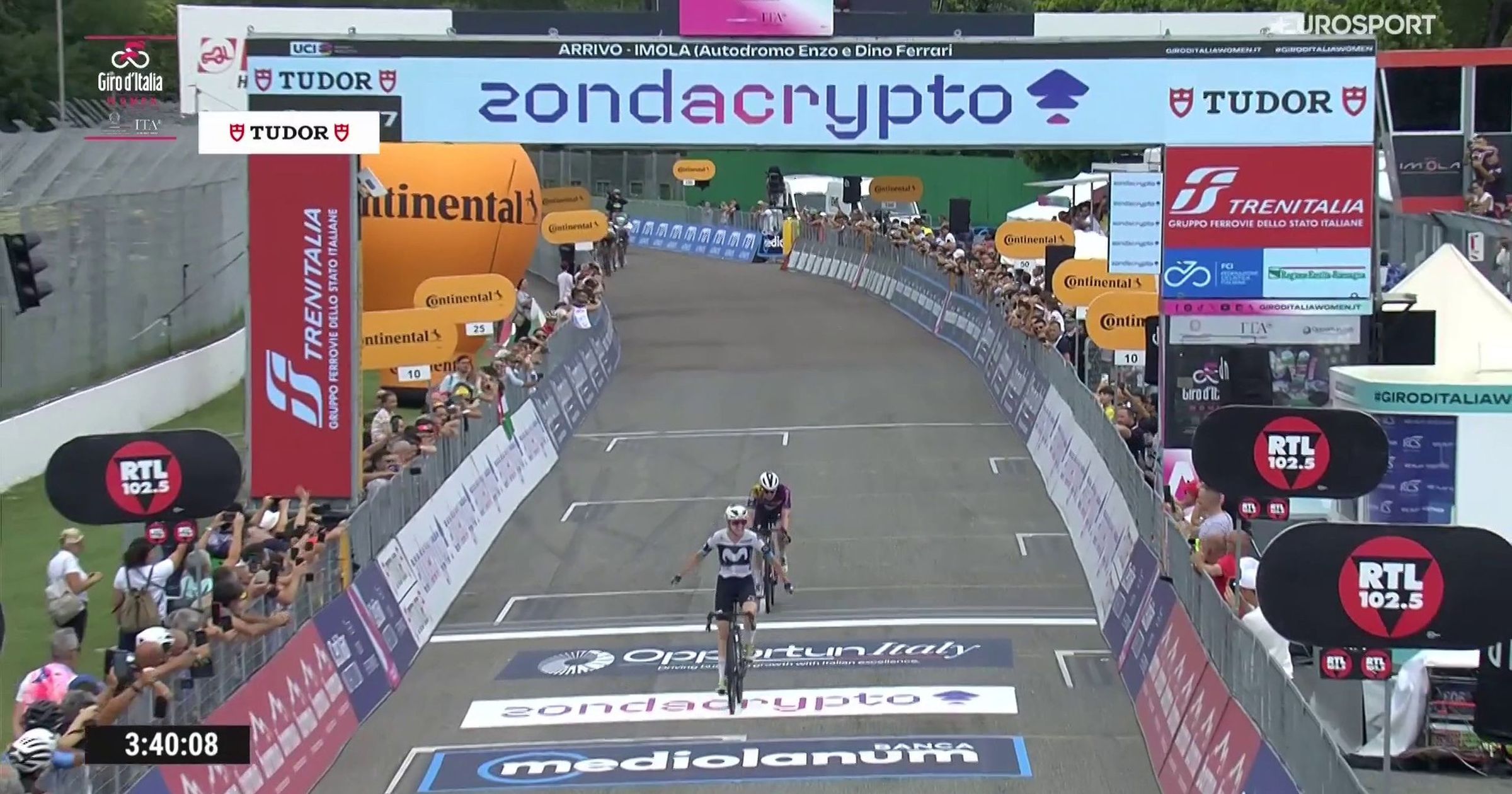Lippert s'impose à imola ، Longo Borghini Remporte Le Giro: L'Rrivée en Vidéo