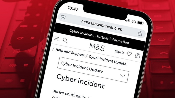 تحولت M&S إلى “عضلة” FBI بعد هجوم الإنترنت