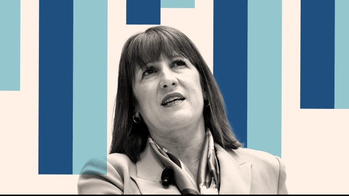 Chancellor Rachel Reeves against a data backdrop