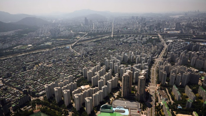 A view of the Gangnam district of Seoul