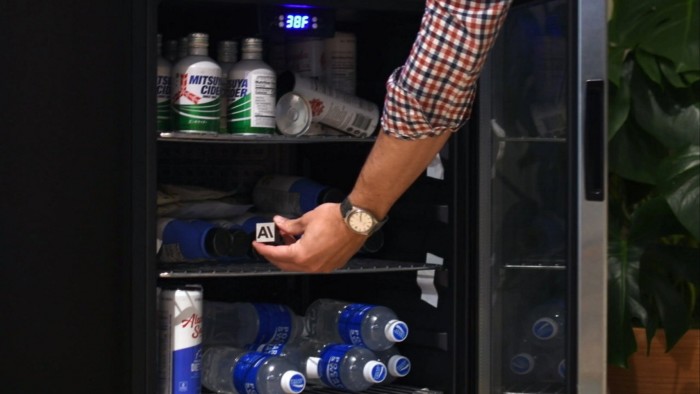 The Project Vend mini fridge