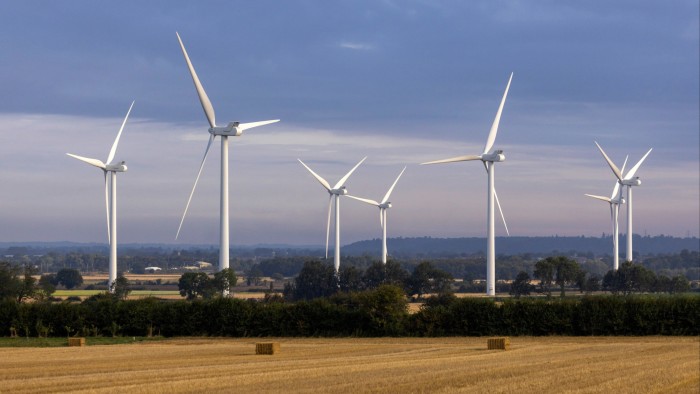 Wind turbines in Biggleswade, Bedfordshire