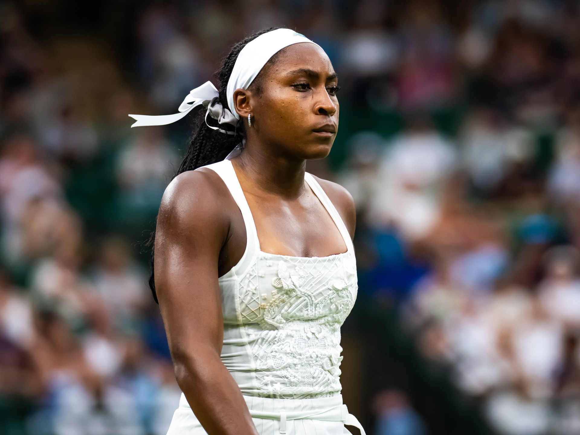 يعطل Gauff من ويمبلدون ، حيث سجل سجل غير مرحب به